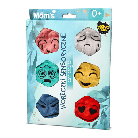 Mom's Care, zintuiglijke zakjes, Emoties, vanaf de geboorte, 6 stuks