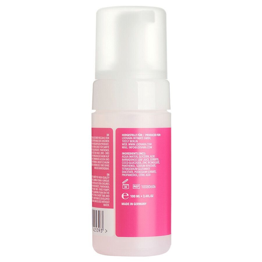 Loovara Pussy Polish, schiuma detergente per le zone intime, 100 ml