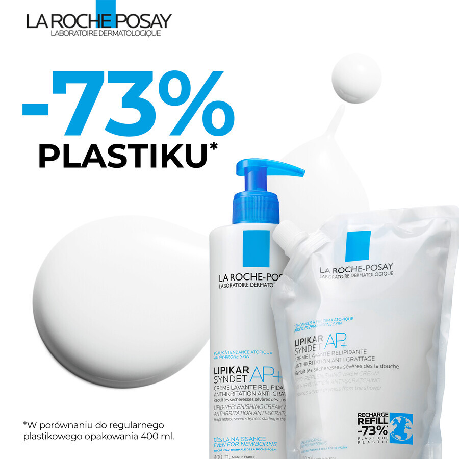 La Roche-Posay Lipikar Syndet AP+ Lipid Replenishing Body Wash From Birth Stock 400ml