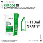 Vichy Dercos Anti Dandruff DS, șampon anti-mătreață, păr normal și gras, rezervă, 500 ml