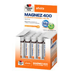 Doppelherz Shots Magneziu 400, lichid, aromă de portocale și lămâie, 25 ml x 20 fiole