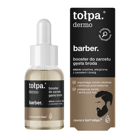 Tolpa dermo barber, potenciador de barba, barba espesa, 30 ml