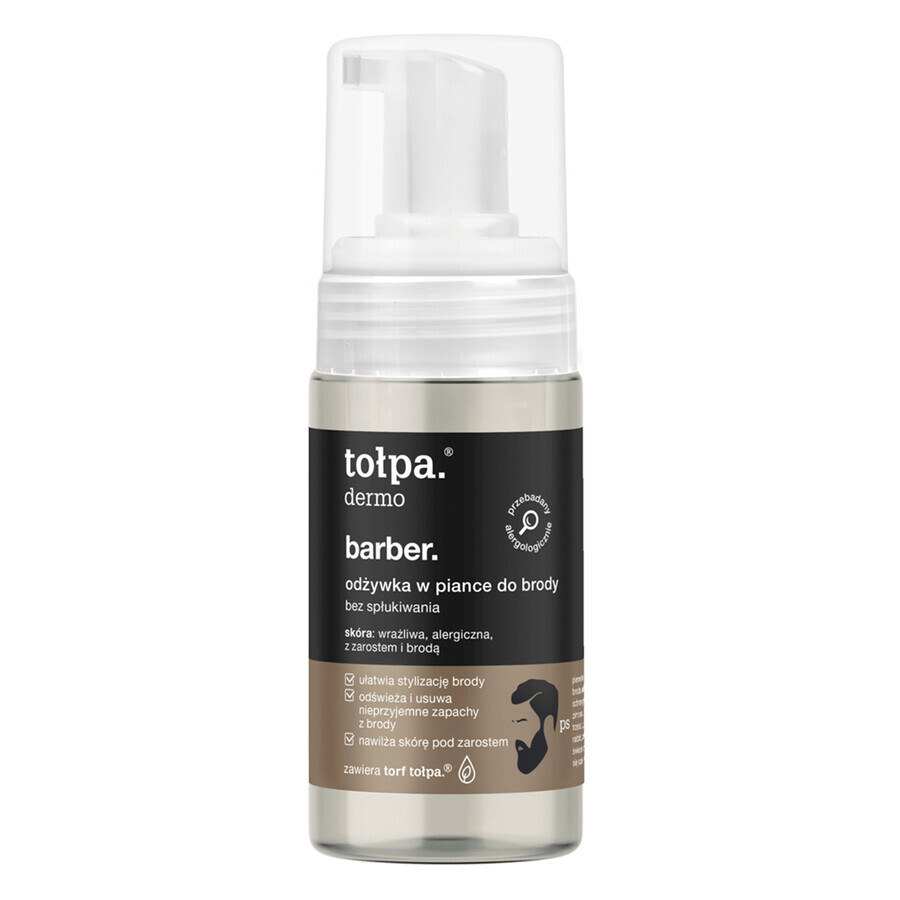 Tolpa dermo barber, Schaum-Bartspülung, nicht ausspülen, 100 ml