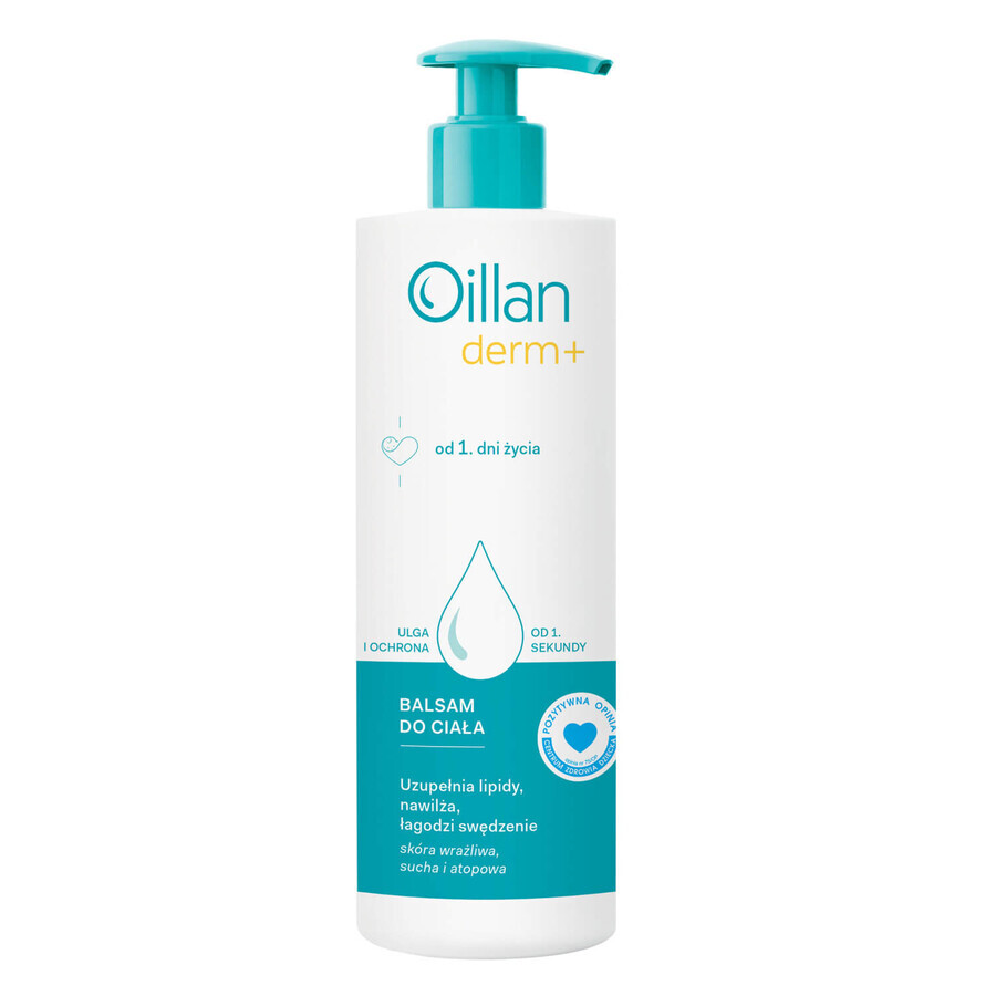 Set Oillan Derm+, loțiune de corp, din ziua 1, 2 x 400 ml