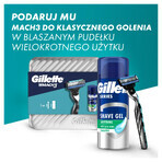 Gillette Mach 3 Set, scheermes, 1 stuk + scheergel, 75 ml