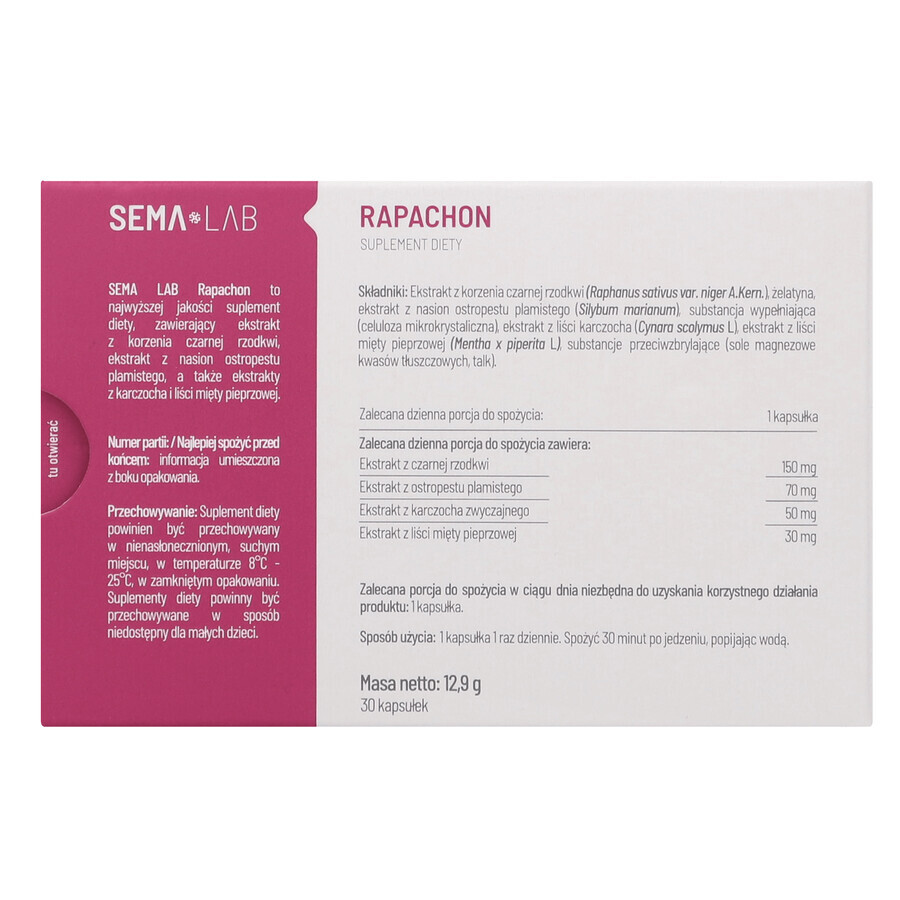 SEMA Lab Rapachon, 30 capsules