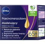 Nivea, antirimpel vormende crème 65+, nachtcrème, 50 ml