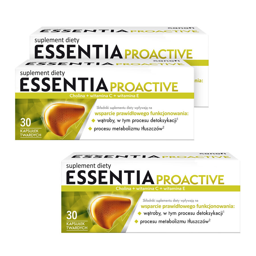 Essentia Proactive set, 2 x 30 capsules + 30 capsules gratis