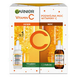 Set Garnier Vitamina C, sérum de día, 30 ml + sérum de noche, 30 ml