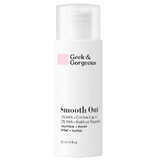 Geek &amp; Gorgeous Smooth Out, powerful exfoliator with 12% AHA acids and soothing prickly pear, 30 ml