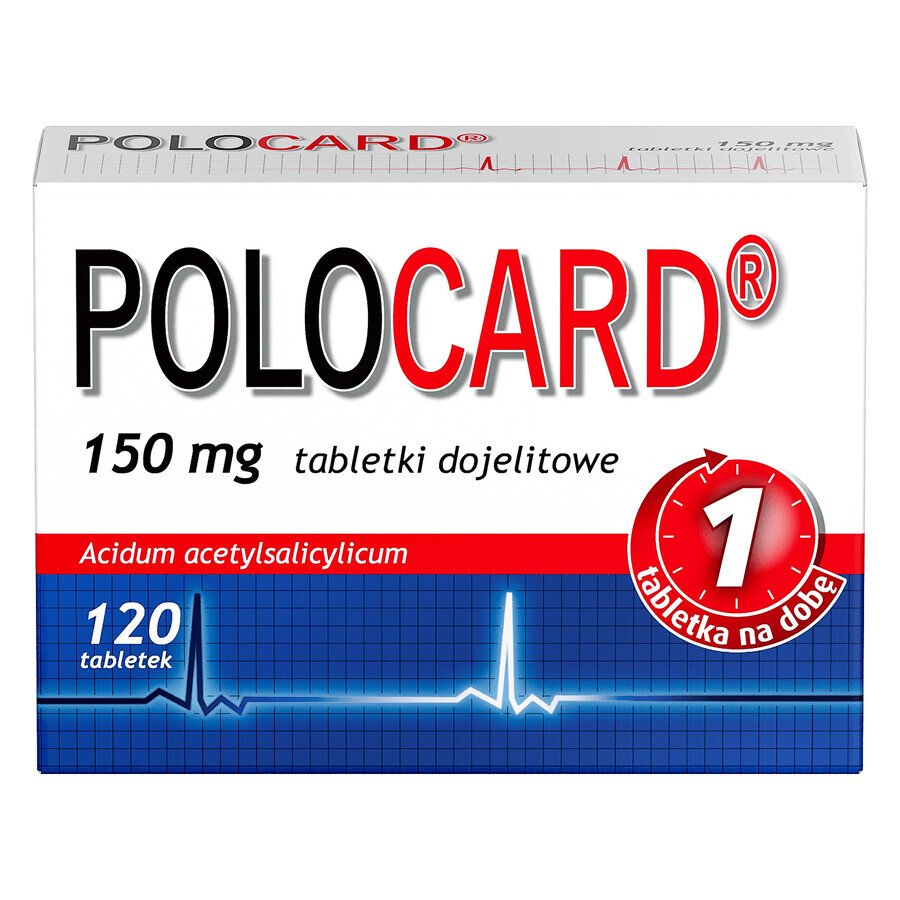 Polocard 150 mg, 120 comprimés entéraux