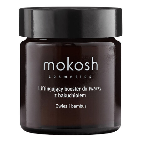 Mokosh, stimulent de lifting facial cu bacchio, ovăz și bambus, 30 ml