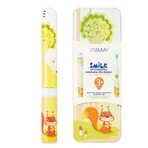 Vitammy Smile set, periuță de dinți sonică pentru copii, veveriță + Dodo Memo Gooseberry, joc, 24 cărți