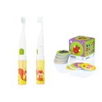 Vitammy Smile set, periuță de dinți sonică pentru copii, veveriță + Dodo Memo Gooseberry, joc, 24 cărți