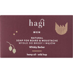 Hagi Whisky Barber, baard- en snorzeep, 100 g