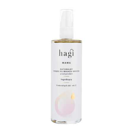 Hagi Mama, natuurlijke perineum massageolie voor de bevalling, verzachtend, 100 ml