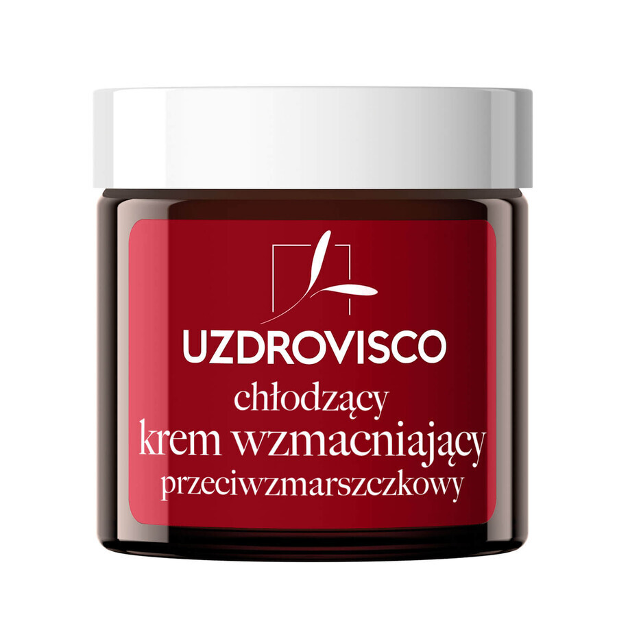 Uzdrovisco CICA Capilares, crema antiarrugas fortalecedora y calmante para día y noche, piel vascular, 50 ml