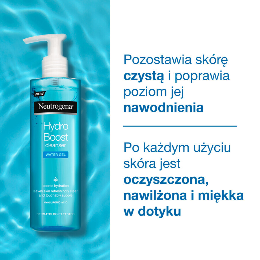 Neutrogena Hydro Boost, gel limpiador facial hidratante, 200 ml