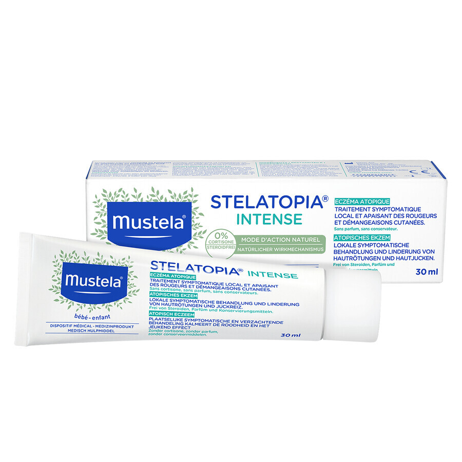 Mustela Stelatopia Intense, Creme für Ekzeme und atopische Dermatitis, ab 1 Monat, 30 ml