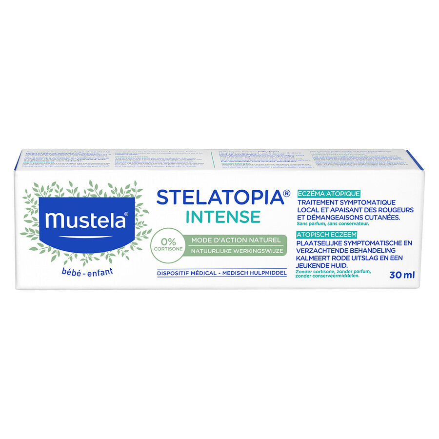 Mustela Stelatopia Intense, Creme für Ekzeme und atopische Dermatitis, ab 1 Monat, 30 ml