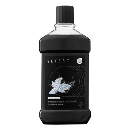 Seysso Carbon, verfrissend mondwater, Refreshing Black, 500 ml