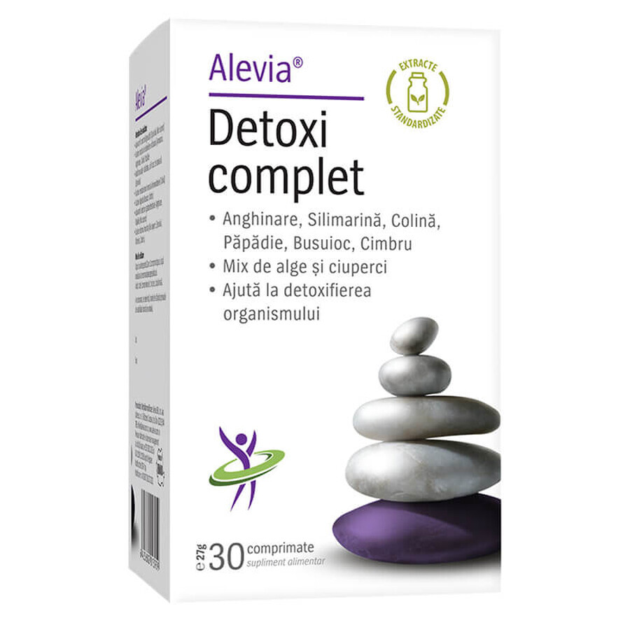 Detoxi Complet, 30 capsule, Alevia