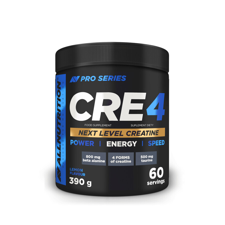 Allnutrition Pro Series CRE4, citroensmaak, 390 g