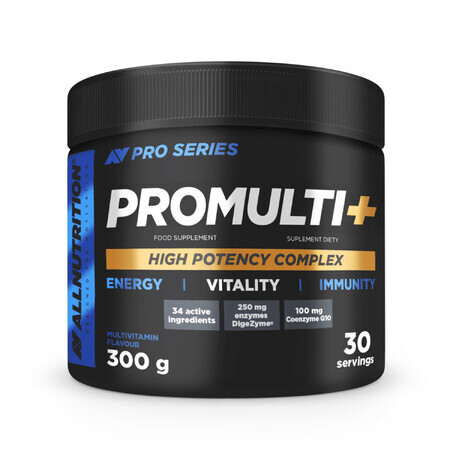 Allnutrition Pro Series Promulti+, multivitamine smaak, 300 g