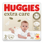 Huggies Extra Care, Windeln, Disney, Größe 3, 6-10 kg, Jumbo, 40 Stück