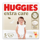 Huggies Extra Care, diapers, Disney, size 5, 11-25 kg, Jumbo, 28 pcs