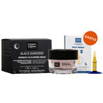 Set mit kostenloser MartiDerm Black Diamond Epigence 145 Sleeping Cream, Nachtcreme, 50 ml + Platinum Night Renew, Nacht-Booster, 2 ml x 5 Ampullen