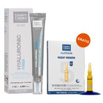 Set con MartiDerm Shots Hyaluronic Filler, sérum facial, 20 ml de regalo + Platinum Night Renew, potenciador de noche, 2 ml x 5 ampollas