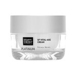 Set met gratis MartiDerm Platinum GF Vital Age Cream, crème voor de droge huid, 50 ml + Night Renew, nachtbooster, 2 ml x 5 ampullen