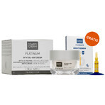 Set met gratis MartiDerm Platinum GF Vital Age Cream, crème voor de droge huid, 50 ml + Night Renew, nachtbooster, 2 ml x 5 ampullen