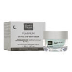 Set con MartiDerm Platinum GF Vital Age Night Cream in omaggio, crema notte, 50 ml + Platinum Night Renew, booster notte, 2 ml x 5 fiale