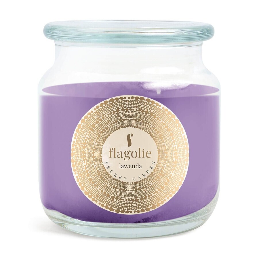 Flagolie, sojakaars, Secret Garden, lavendel, 400 g