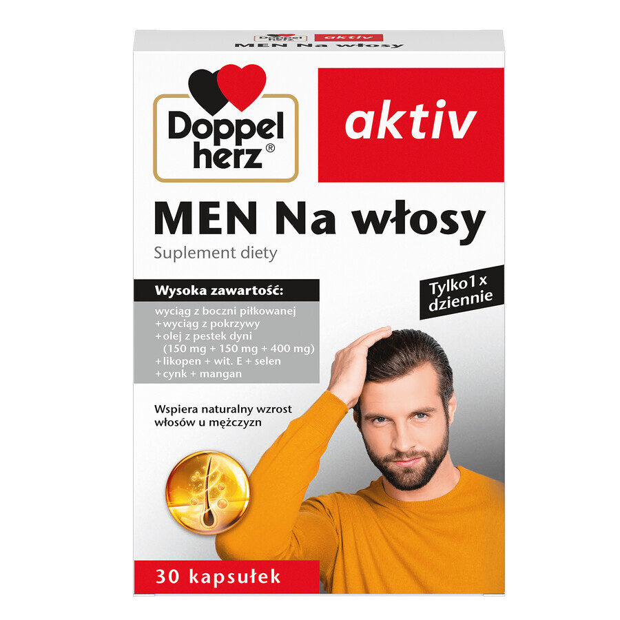 Doppelherz aktiv Men Na Hair, 30 capsules