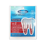 DenTek Easy Brush, interdentale ragers, maat 2, 0,5 mm, 6 stuks