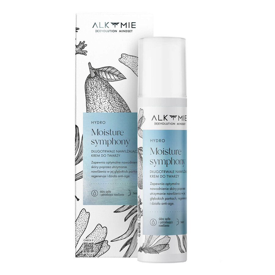 Alkmie Hydro Moisture Symphony, langdurige vochtinbrengende gezichtscrème, 50 ml