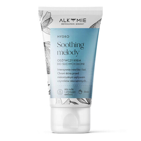 Alkmie Hydro Soothing Melody, crème nourrissante pour les mains sèches, 50 ml