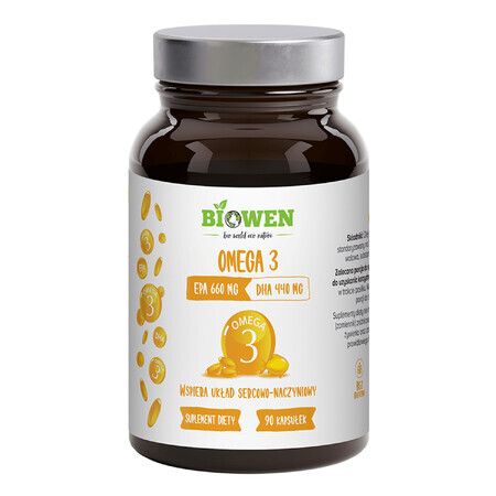 Biowen Omega 3, 90 capsules