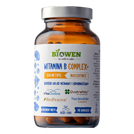 Biowen Vitamin B-Komplex+, 90 Kapseln