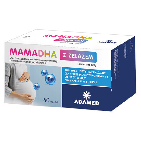 MamaDHA met ijzer, 60 capsules