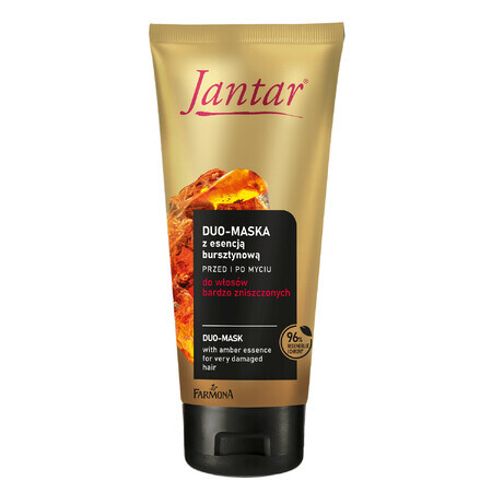 Farmona Jantar, duo-masker met amber essence, zeer beschadigd haar, 200 ml