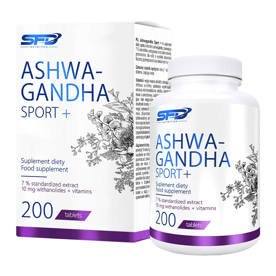 SFD Ashwagandha Sport+, 200 tabletten