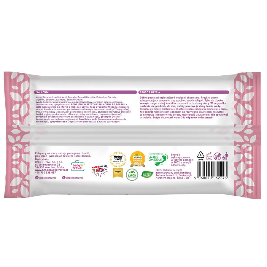 Kinder by Nature, lingettes humides pour bébés et enfants, 3 x 56 pièces