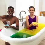 Zimpli Kids Gelli Baff Colour Change, poudre de bain magique, jaune espace, à partir de 3 ans, 300 g