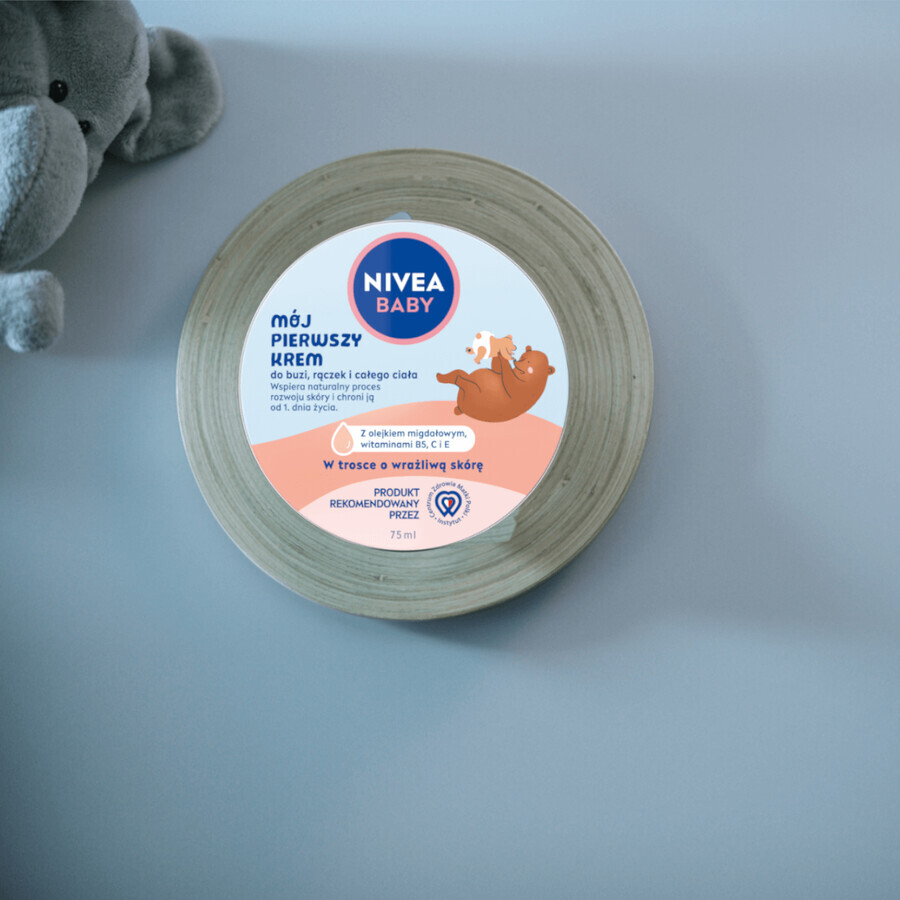 Nivea Baby My first crème, voor gezicht, handen en lichaam, vanaf 1 levensdag, 75 ml