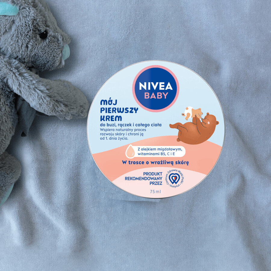 Nivea Baby My first crème, voor gezicht, handen en lichaam, vanaf 1 levensdag, 75 ml