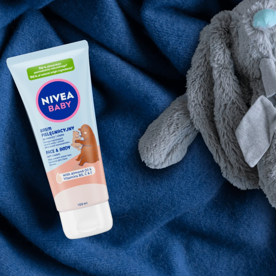 Nivea Baby, gezichts- en lichaamsverzorgingscrème, vanaf dag 1, 100 ml